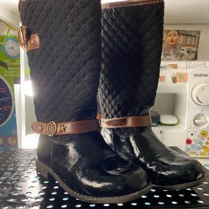 Black Tommy Hilfiger Boots (toddler girls )
